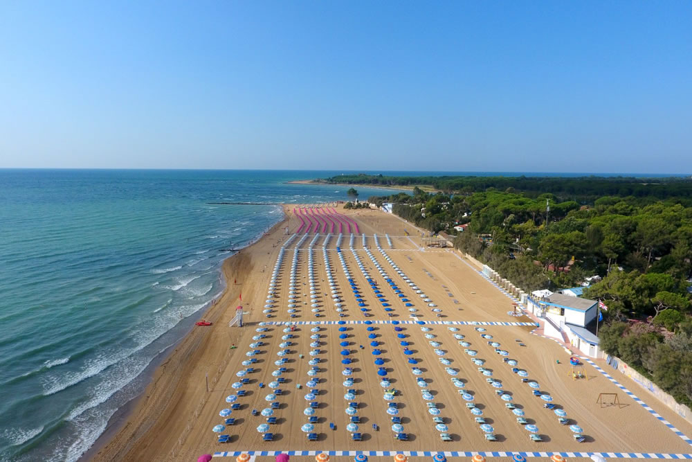 Pláž Lignano Riviera